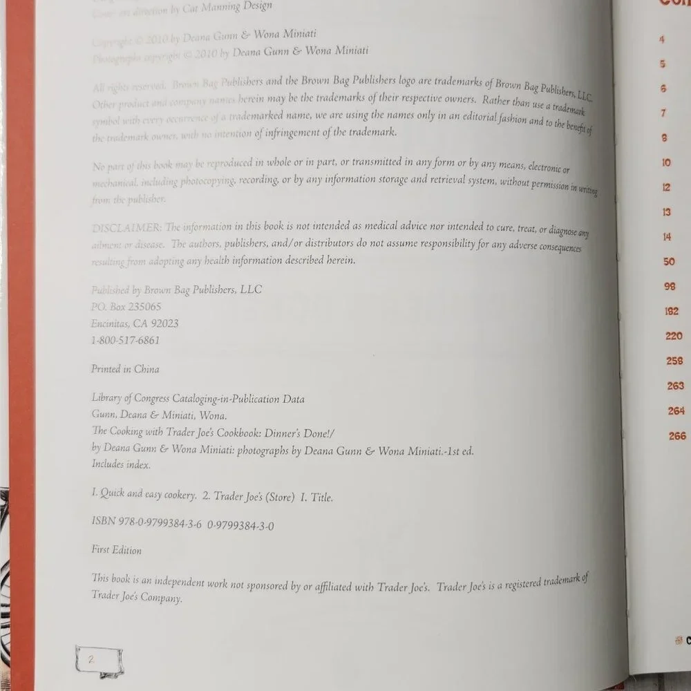The Cooking with Trader Joe's Cookbook Dinner's Done by Wona Miniati
